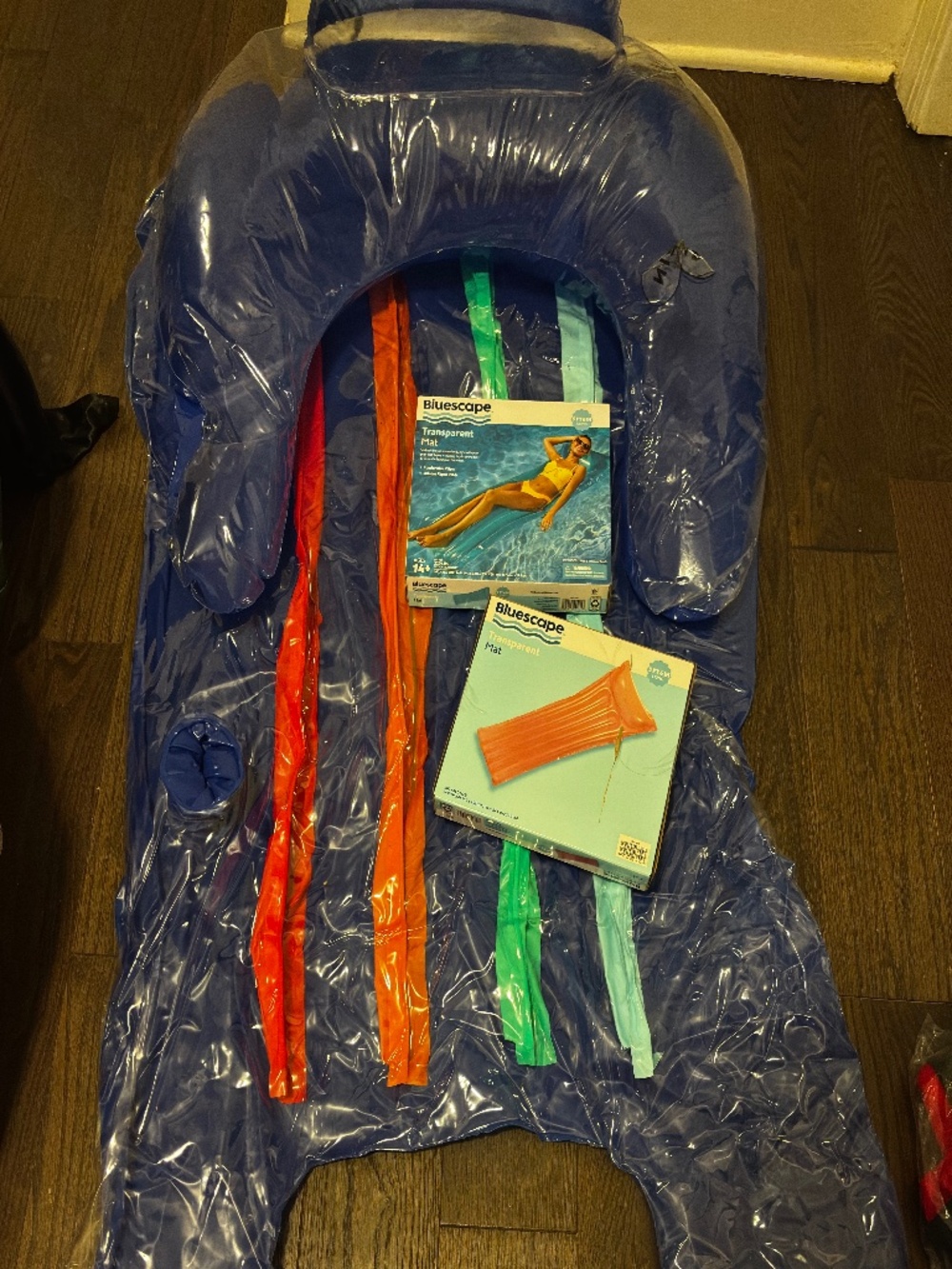 BNIP/NIB Bluescape Transparent Pool Float Mats - 3 Piece Bundle! 🌊☀️